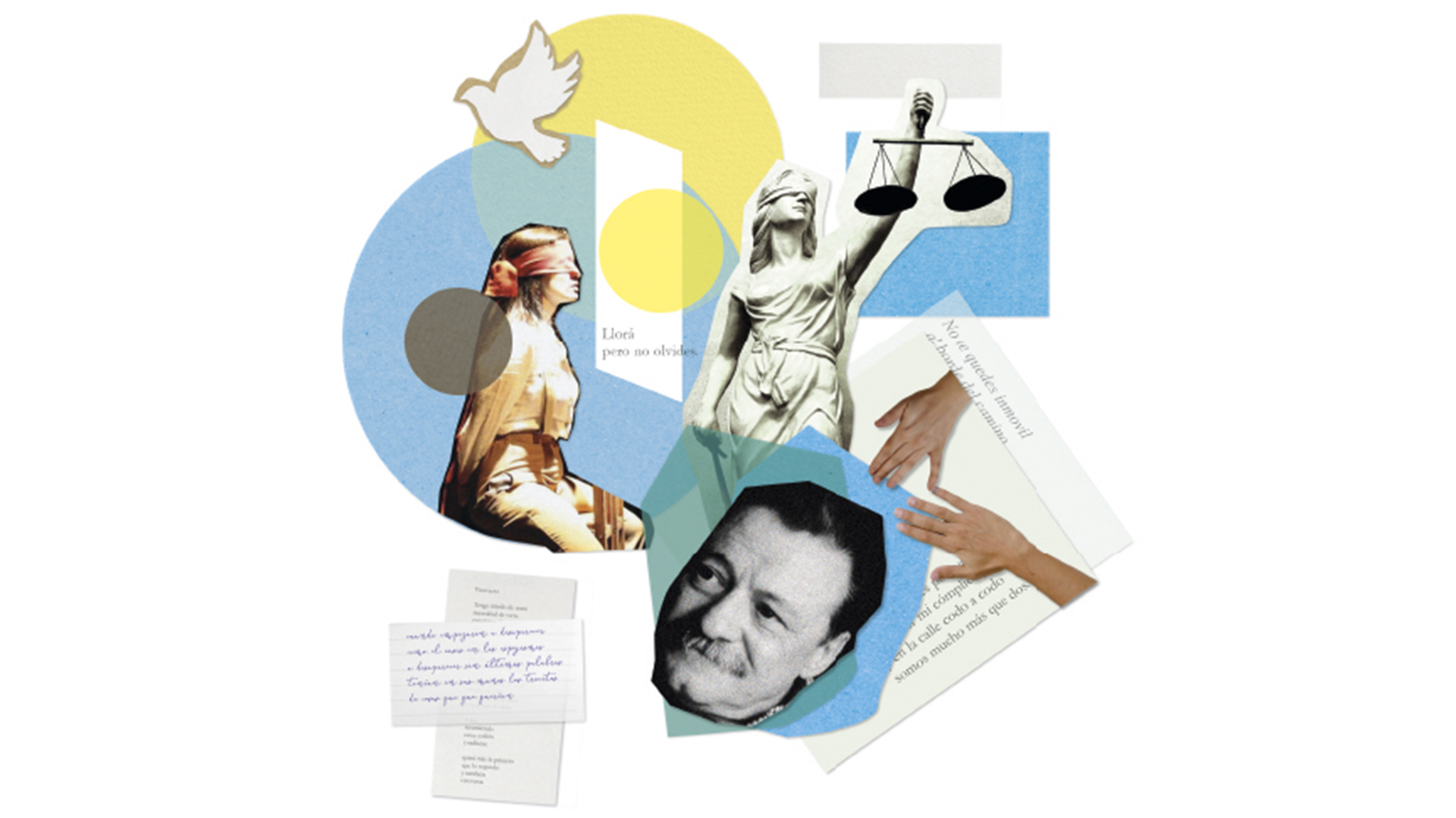 Jurado Concurso collages poéticos a Mario Benedetti